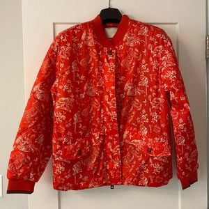 Red Scotch and Soda Quilted Bomber Size M NWT